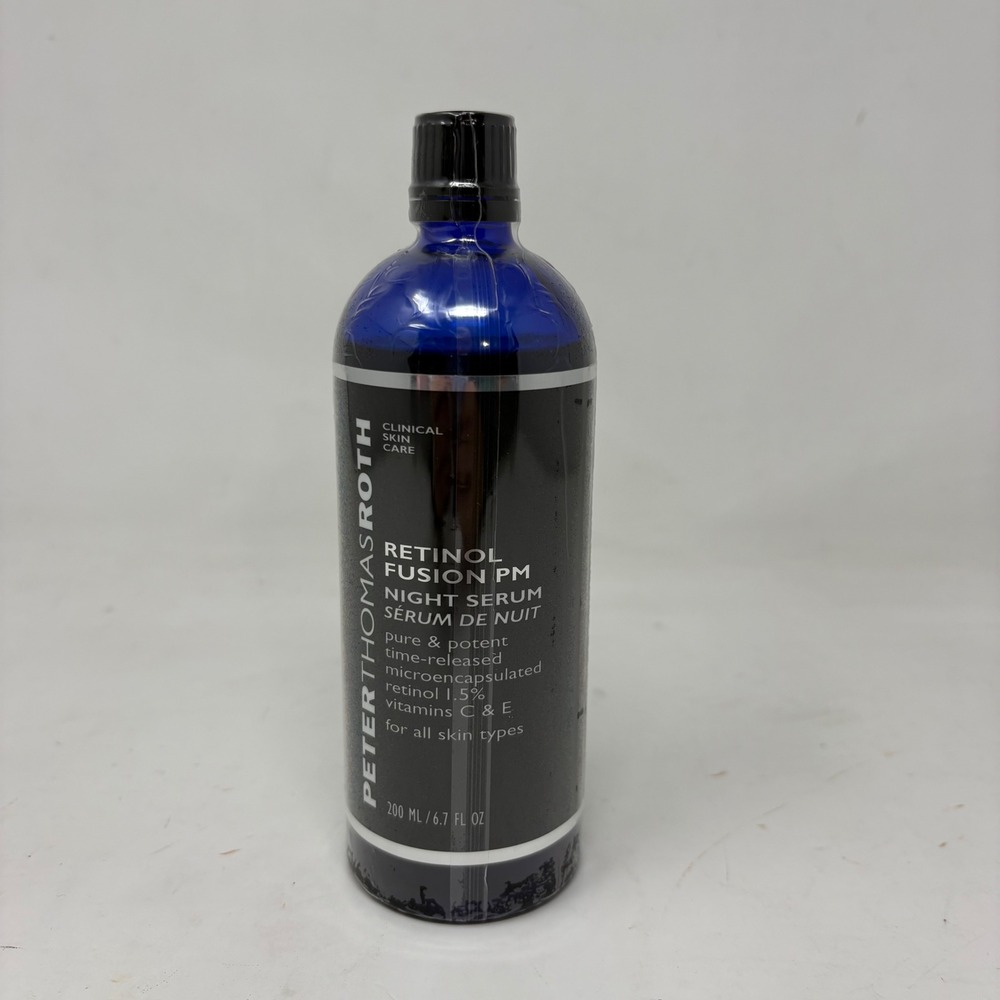 Peter Thomas Roth Retinol Fusion PM Night Serum 1.5% Retinol 6.7oz 200ml New